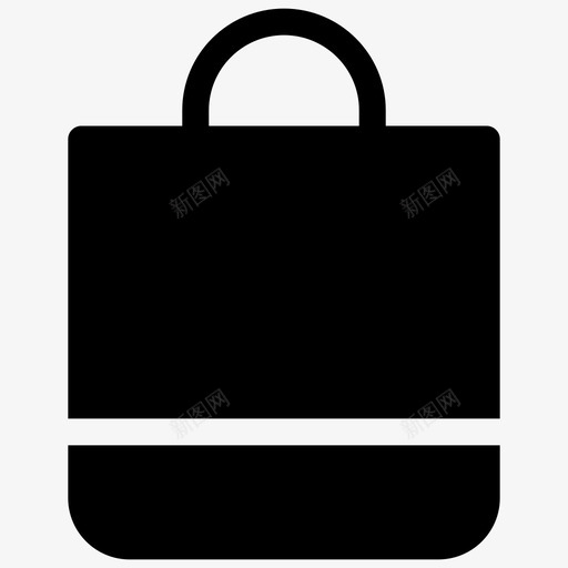 购物袋杂货店填充图标svg_新图网 https://ixintu.com 杂货店填充 购物袋