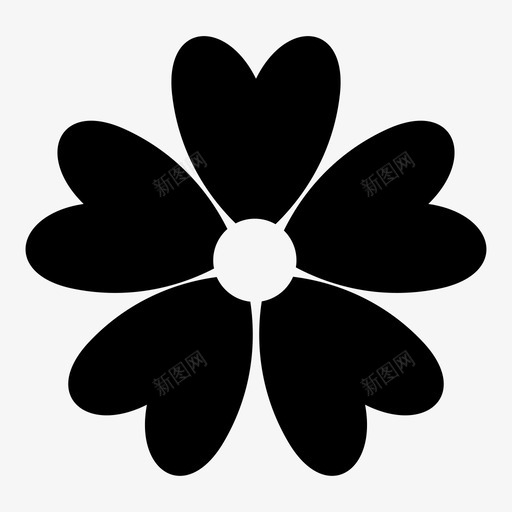 花花园自然图标svg_新图网 https://ixintu.com 植物 自然 花 花园