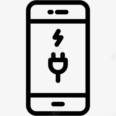 充电手机设备图标图标