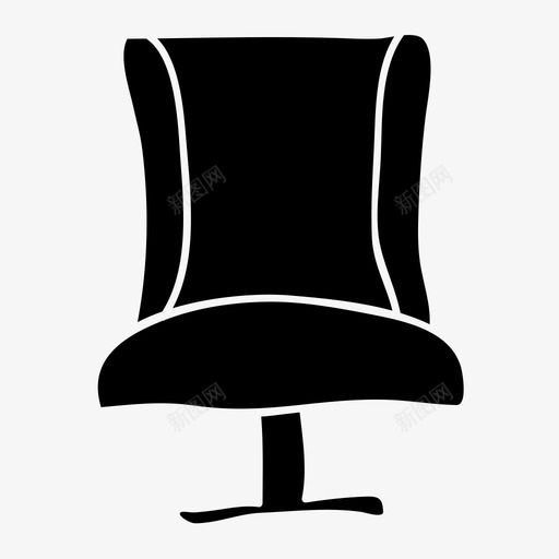 椅子家具内饰图标svg_新图网 https://ixintu.com 便利设施 内饰 家具 座椅 房间 椅子
