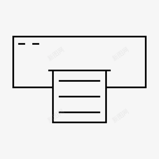 打印机机器纸张图标svg_新图网 https://ixintu.com 打印机 机器 界面 纸张 网页设计