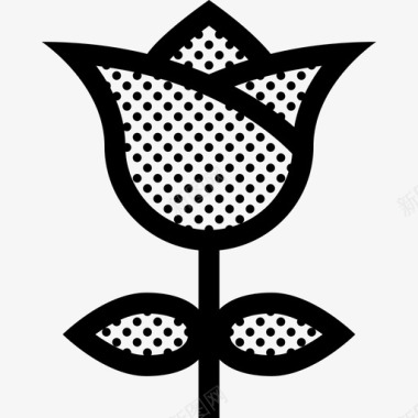 玫瑰花爱图标图标