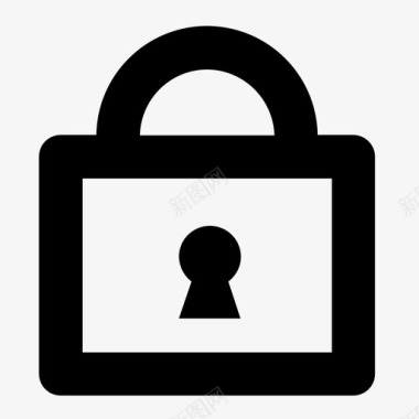 锁定禁止访问密码图标图标