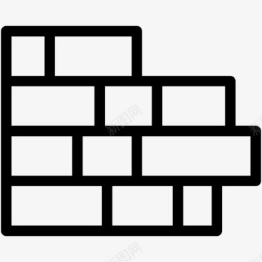 砖石砖块建筑图标图标