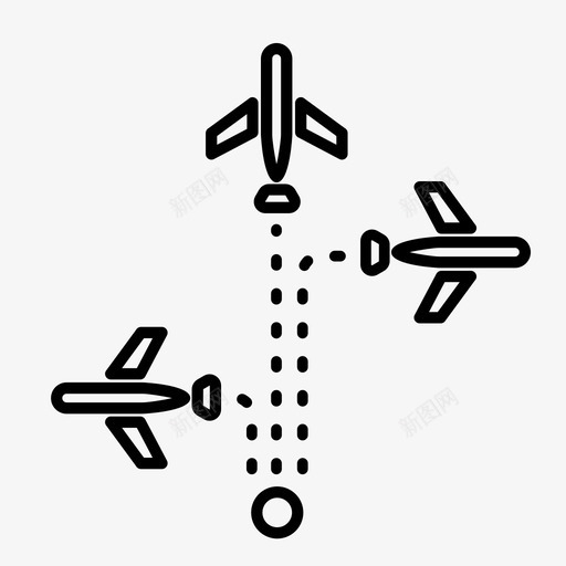 飞机导航飞机机场图标svg_新图网 https://ixintu.com 机场 飞机 飞机导航