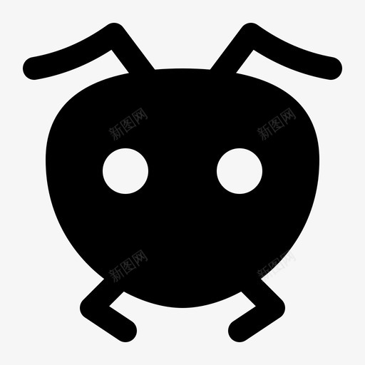 蚂蚁动物虫子图标svg_新图网 https://ixintu.com 动物 昆虫 脸 虫子 蚂蚁 飞龙兽雕文 黄蜂