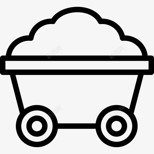 煤车矿山货车图标svg_新图网 https://ixintu.com 煤车 矿山 能源及工业概况 货车