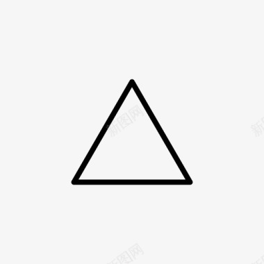 三角形形状三角形对象图标图标