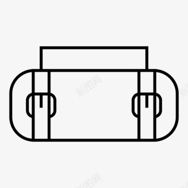 行李包帆布图标图标