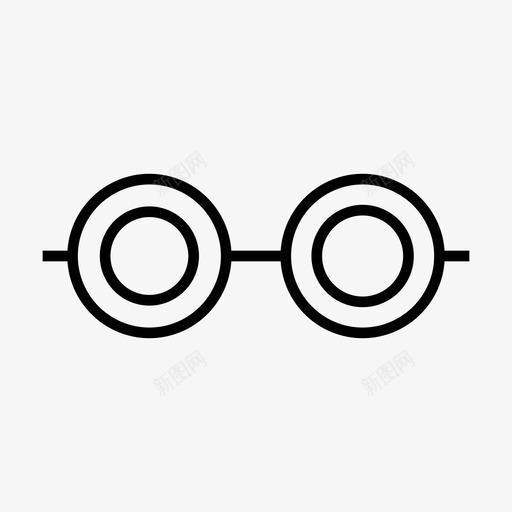 眼镜时尚款式图标svg_新图网 https://ixintu.com 时尚 款式 眼镜
