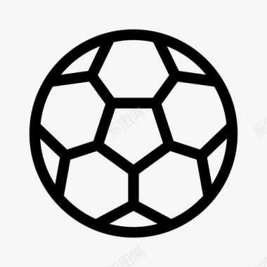 足球体育运动图标图标