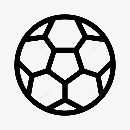 足球体育运动图标svg_新图网 https://ixintu.com 体育运动 足球