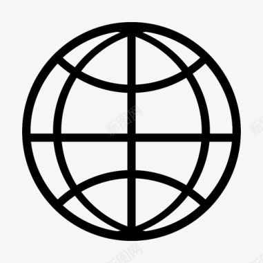 全球商业互联网图标图标