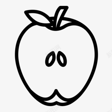 苹果片水果植物图标图标