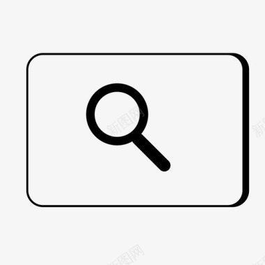 搜索按钮应用程序界面图标图标