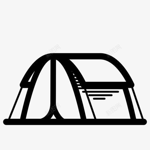 带外套和阴影的帐篷露营野营图标svg_新图网 https://ixintu.com 带外套和阴影的帐篷 户外 睡眠 野营 野营和户外 露营