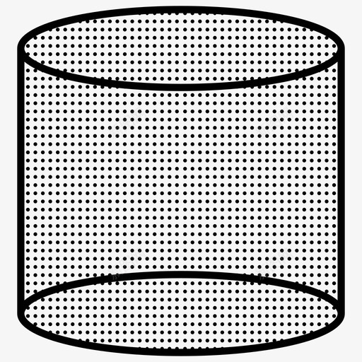 圆柱状点状图标svg_新图网 https://ixintu.com 圆柱状 点状
