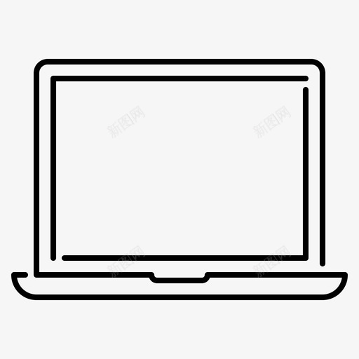 笔记本电脑设备macbook图标svg_新图网 https://ixintu.com macbook web 响应式 笔记本电脑 设备 设备响应式webv2