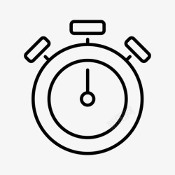 表演时间秒表时间时钟图标高清图片