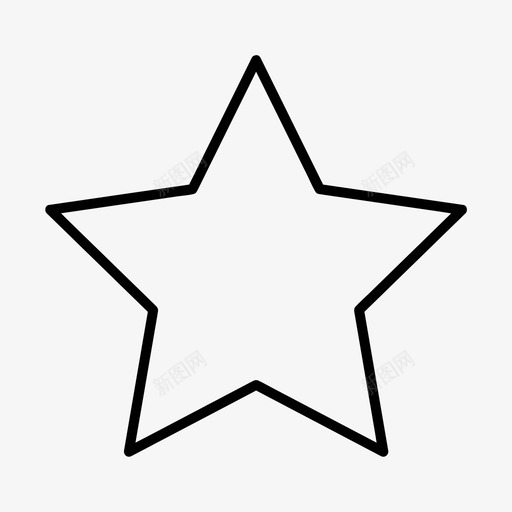 星星书签收藏图标svg_新图网 https://ixintu.com 书签 喜欢 基本图标所有尺寸 收藏 星星 评级