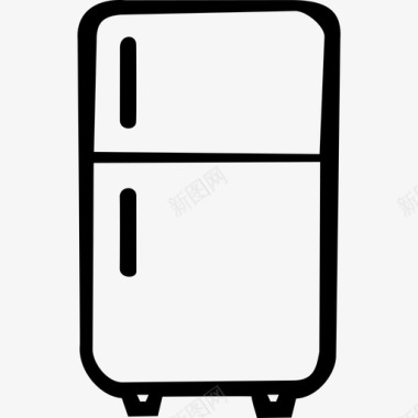 冷冻机电器冰箱图标图标