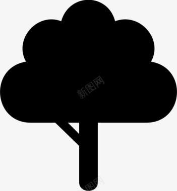 树花园绿色图标图标