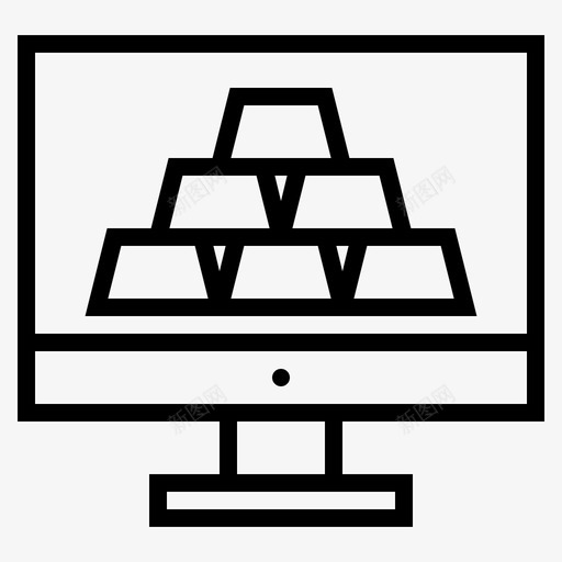 利润数字货币数字利润图标svg_新图网 https://ixintu.com 利润 在线利润 数字利润 数字货币 网络营销