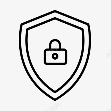安全保护数据保护gdpr图标图标