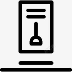 普拉提跳板普拉提工作室直线图标图标