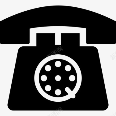 旧电话电话通讯图标图标
