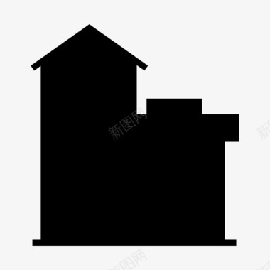建筑大厦住宅图标图标