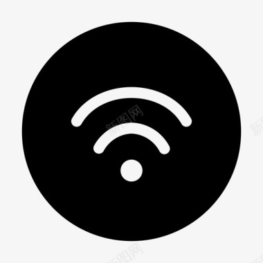 公共wifi热点标牌图标图标