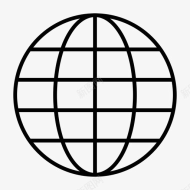 地球仪互联网互联网标志图标图标