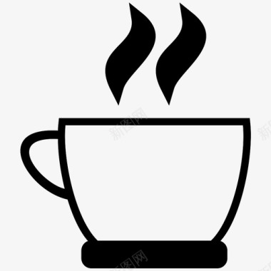 咖啡卡布奇诺咖啡豆图标图标