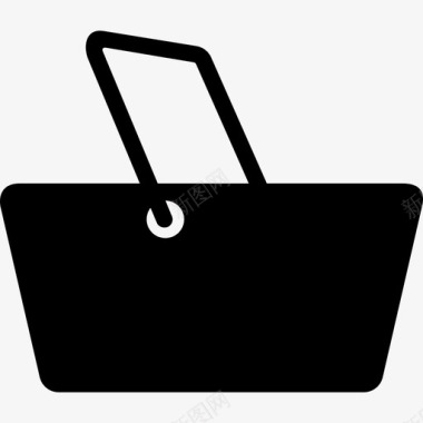 购物篮电子商务食品杂货图标图标