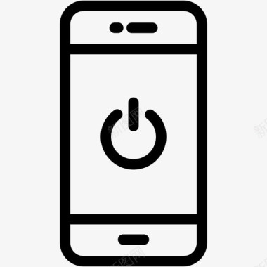 电源手机设备图标图标