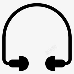 销售标志耳机耳塞听力图标高清图片