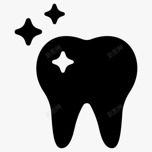 牙齿干净的牙齿牙医图标svg_新图网 https://ixintu.com 干净的牙齿 牙医 牙齿