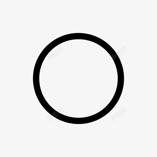 圆圆形状图标svg_新图网 https://ixintu.com 圆 圆形状