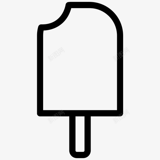 冰棒甜点冰激凌图标svg_新图网 https://ixintu.com 冰棍 冰棒 冰激凌 夏日 甜品 甜点