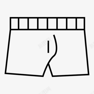 拳击手男装内裤图标图标