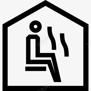 桑拿浴室芬兰语图标图标
