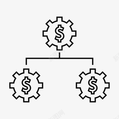 链路中央通信器图标图标