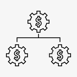 通信链路链路中央通信器图标高清图片