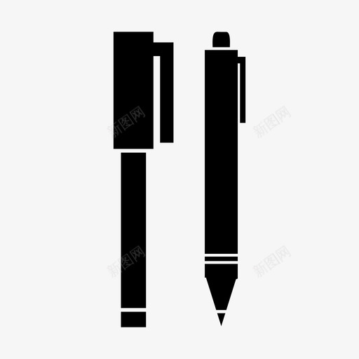 钢笔学校签名图标svg_新图网 https://ixintu.com 写字 学校 签名 钢笔