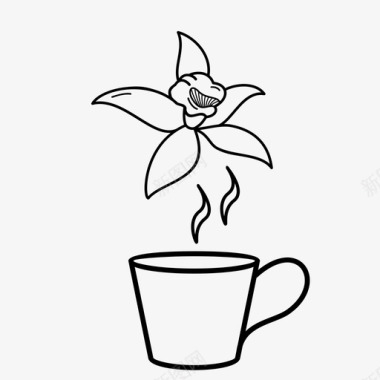 香草茶茶印象图标图标