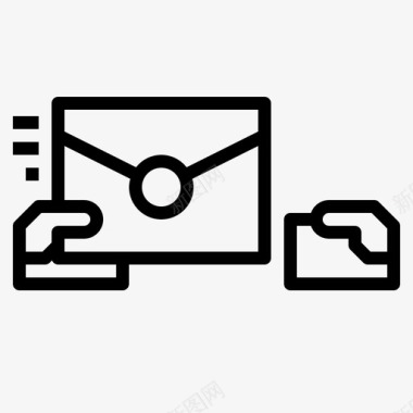 电子邮件通信信函图标图标