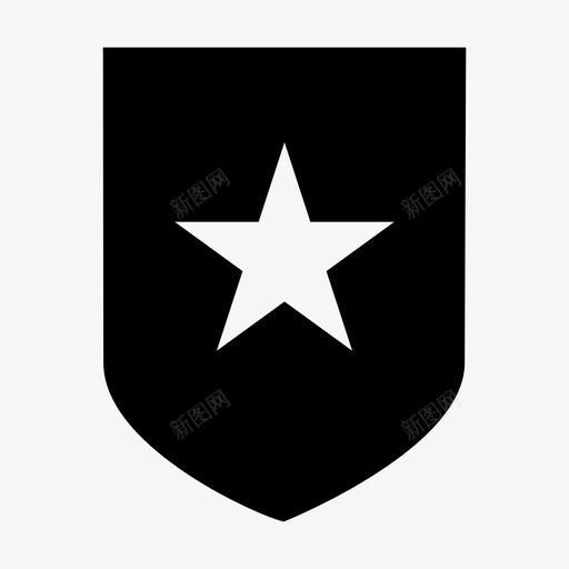 徽章警察象征图标svg_新图网 https://ixintu.com 冲突 徽章 警察 象征