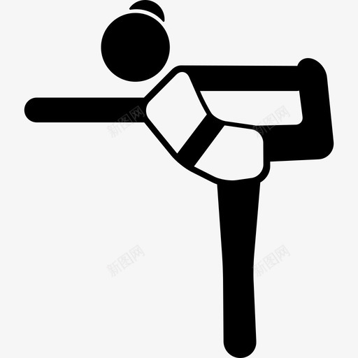 女人抱腿伸展手臂运动瑜伽图标svg_新图网 https://ixintu.com 女人抱腿伸展手臂 瑜伽 运动