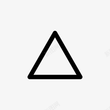 三角形形状三角形物体图标图标